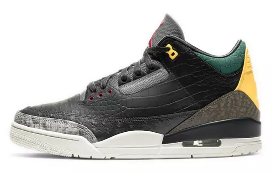 Кроссовки Jordan Air Jordan 3 Vintage Basketball Unisex, серый/темно-серый/белый