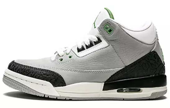 Кроссовки Jordan Air Jordan 3 Vintage Basketball Female, светло-серый/черный/белый