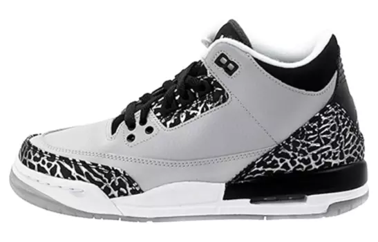 Кроссовки Jordan Air Jordan 3 Vintage Basketball Female, светло-серый/черный