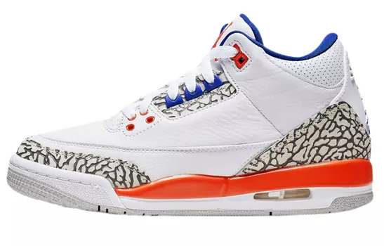 Кроссовки Jordan Air Jordan 3 Vintage Basketball Female, белый/мультиколор