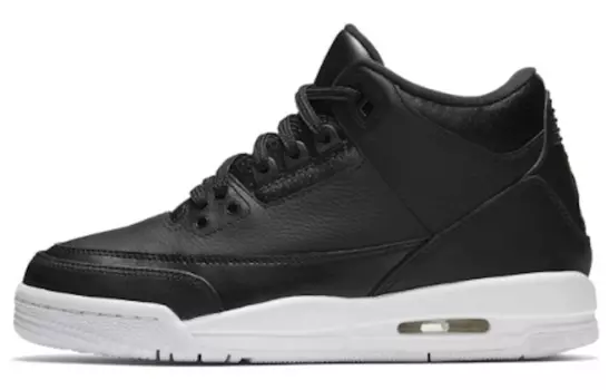 Кроссовки Jordan Air Jordan 3 Vintage Basketball Female 398614-020, черный/белый
