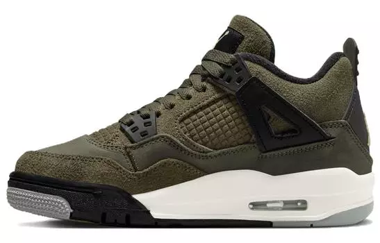 Jordan Air Jordan 4 Vintage Баскетбольные кроссовки женские, Оливковое