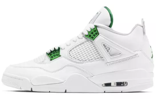 Кроссовки Jordan Air Jordan 4 Vintage Basketball Unisex, белый/зеленый