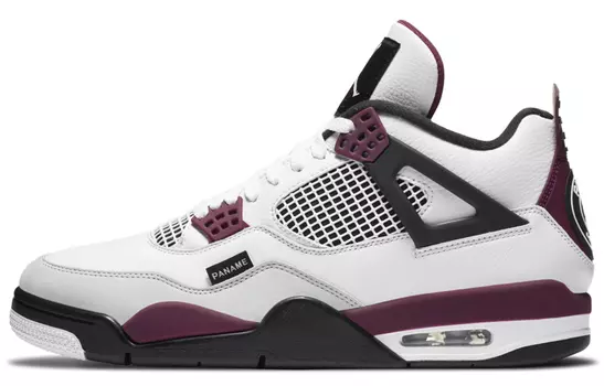Кроссовки Jordan Air Jordan 4 Vintage Basketball Unisex, белый/темно-фиолетовый