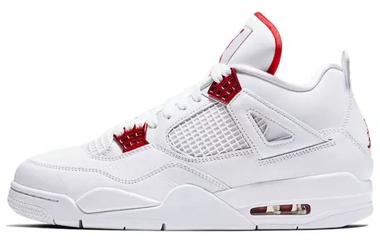 Кроссовки Jordan Air Jordan 4 Vintage Basketball Unisex, белый/темно-красный