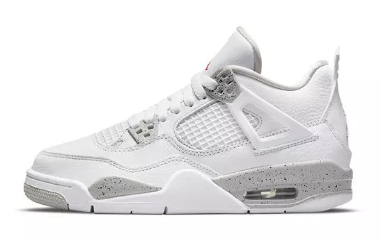 Кроссовки Jordan Air Jordan 4 Vintage Basketball, белый/светло-серый