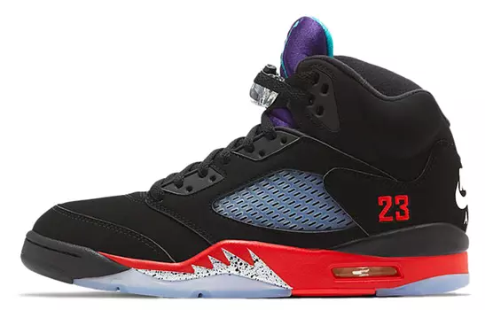 Кроссовки Jordan Air Jordan 5 Vintage Basketball Unisex, черный/красный/серый