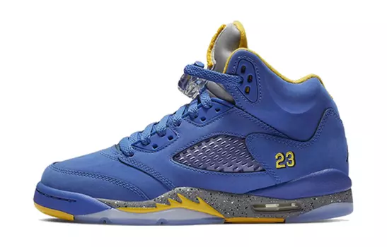 Кроссовки Jordan Air Jordan 5 Vintage Basketball, синий/желтый