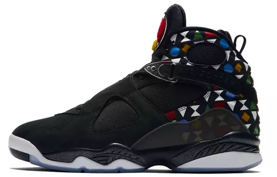 Кроссовки Jordan Air Jordan 8 Vintage Basketball Unisex, черный/мультиколор