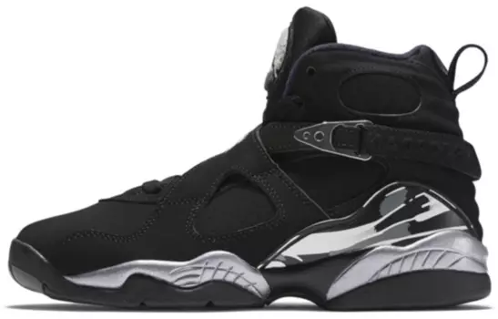 Кроссовки Jordan Air Jordan 8 Vintage Basketball, черный/серебристый