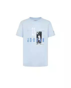 Jordan Brand Crew футболка с коротким рукавом для мальчиков, синий