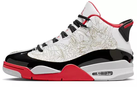 Jordan Dub Zero White Varsity Red (2022) дубль