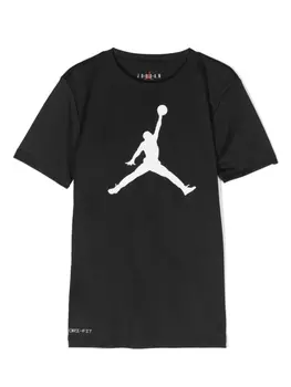 Jordan футболка из джерси с принтом Jumpman, черный