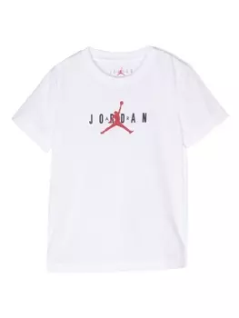 Jordan футболка с принтом Jumpman, белый