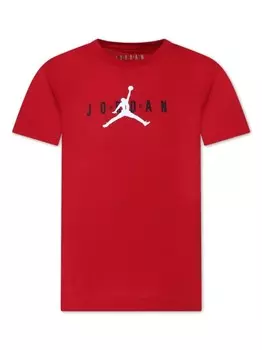 Jordan Kids футболка Jumpman с логотипом, красный