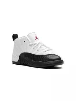 Jordan Kids кроссовки Air Jordan 12 Red Taxi, белый