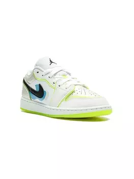 Jordan Kids кроссовки Air Jordan 1 Low SE Warped Swoosh, белый