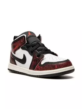 Jordan Kids кроссовки Air Jordan 1 Mid, черный