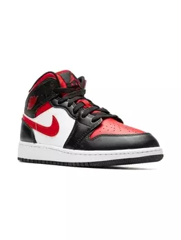 Jordan Kids кроссовки Air Jordan 1 Mid, черный