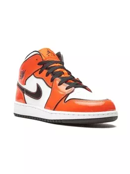 Jordan Kids кроссовки Air Jordan 1 Mid, оранжевый