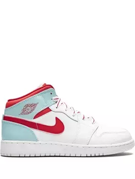 Jordan Kids кроссовки Air Jordan 1 Mid, белый