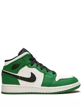 Jordan Kids кроссовки Air Jordan 1 Mid (GS), белый