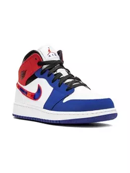 Jordan Kids кроссовки Air Jordan 1 Mid SE, белый