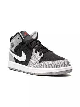 Jordan Kids кроссовки Air Jordan 1 Mid, серый