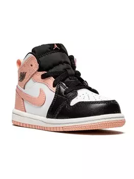 Jordan Kids кроссовки Air Jordan 1 Mid 'Arctic Orange', белый