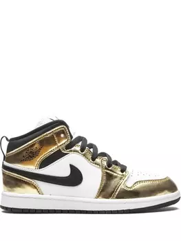 Jordan Kids кроссовки Air Jordan 1 MID SE, золотистый