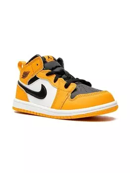 Jordan Kids кроссовки Air Jordan 1 Mid, желтый