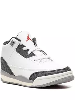 Jordan Kids кроссовки Air Jordan 3 "Cement Grey", белый