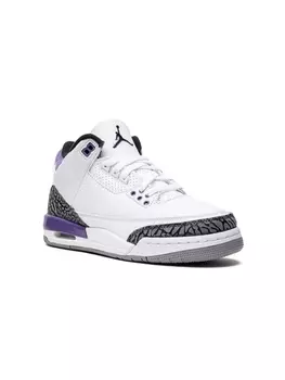 Jordan Kids кроссовки Air Jordan 3 Retro Iris, белый