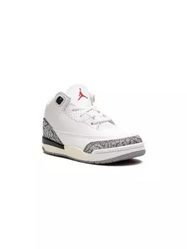 Jordan Kids кроссовки Air Jordan 3 White Cement Reimagined 2023, белый