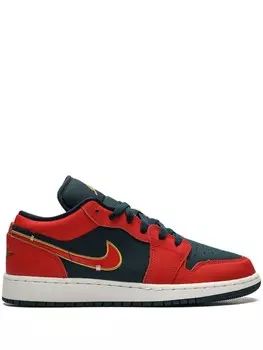 Jordan Kids кроссовки Jordan 1 Low "Armory Navy/Sport Red", синий
