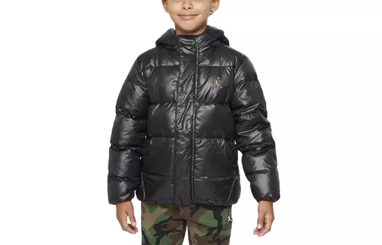 Jordan Kids Пуховик/пуховик, цвет Black
