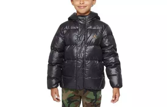 Jordan Kids Пуховик/пуховик, цвет черный