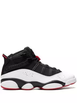 Jordan кроссовки 6 Rings Wht/Blk/Red, черный