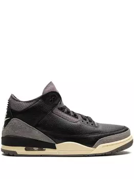 Jordan кроссовки A Ma Maniere Air 3 "Black", черный