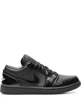 Jordan кроссовки Air 1 "Black Croc", черный