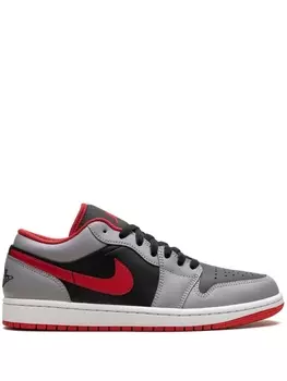 Jordan кроссовки Air 1 Low "Черный/Цементно-серый", черный