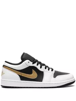 Jordan кроссовки Air 1 Low "Gold Swoosh", белый