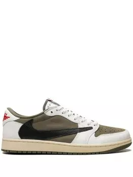 Jordan кроссовки Air 1 "Olive" от Travis Scott, нейтральный цвет