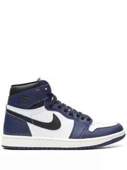 Jordan кроссовки Air 1 Retro High OG "Midnight Navy", синий