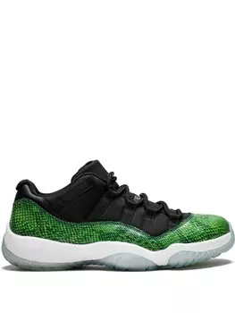 Кроссовки Jordan Air Jordan 11 Retro Low, черный/зеленый/белый