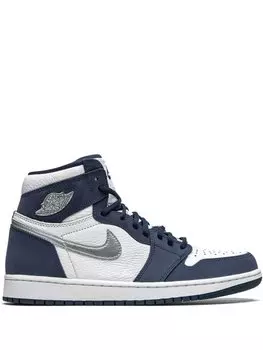 Jordan кроссовки Air Jordan 1 High CO.JP Midnight Navy, белый