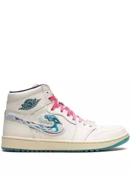 Jordan кроссовки Air Jordan 1 High Golf 'Pebble Beach' из коллаборации с Michelle Wie, нейтральный цвет