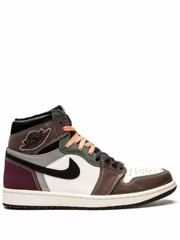 Jordan кроссовки Air Jordan 1 High OG Hand Crafted, коричневый