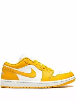 Кроссовки Jordan Air Jordan 1 Low, белый/желтый