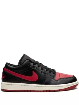 Jordan кроссовки Air Jordan 1 Low Bred Sail, черный